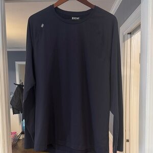 Men's Rhone Reign True Navy Blue Long Sleeve Tee